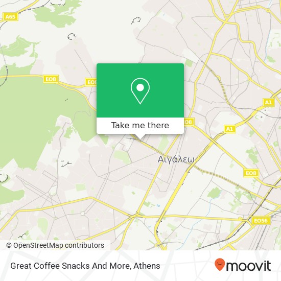 Great Coffee Snacks And More, Ιερά Οδός 336 122 43 Αιγάλεω map