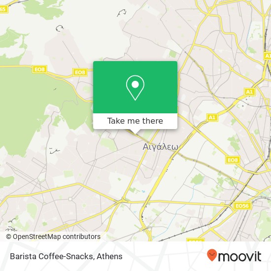 Barista Coffee-Snacks, Ιερά Οδός 287 122 44 Αιγάλεω map