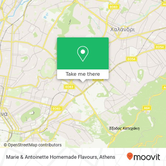 Marie & Antoinette Homemade Flavours, Βλάχου Γ 115 25 Αθήνα map
