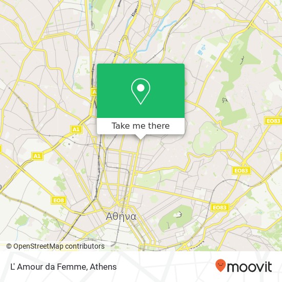 L' Amour da Femme, Πατησίων 184 112 57 Αθήνα map