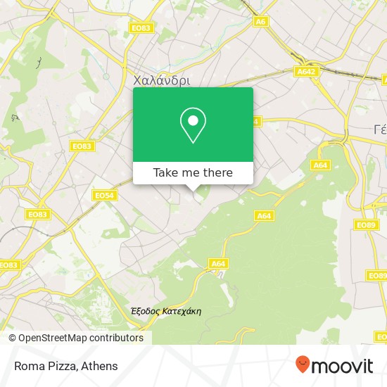 Roma Pizza, 17ΗΣ Νοεμβρίου 1973 155 62 Χολαργός map