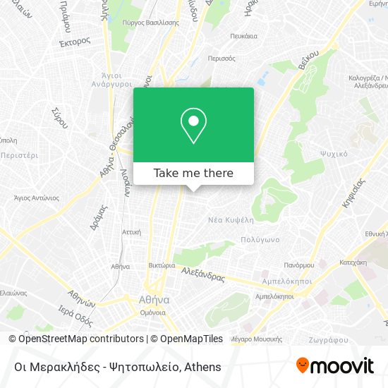 Οι Μερακλήδες - Ψητοπωλείο map