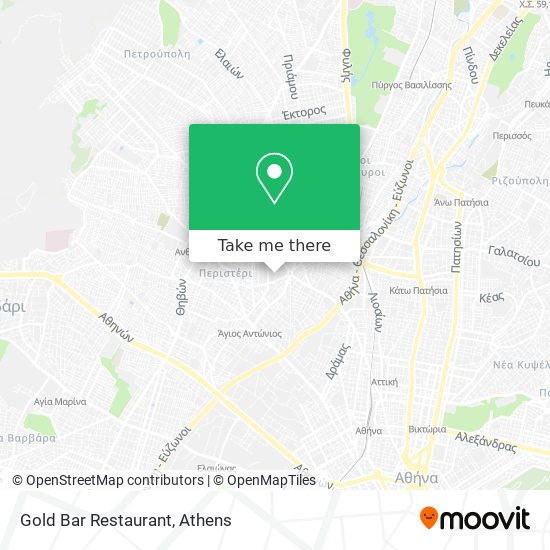 Gold Bar Restaurant map