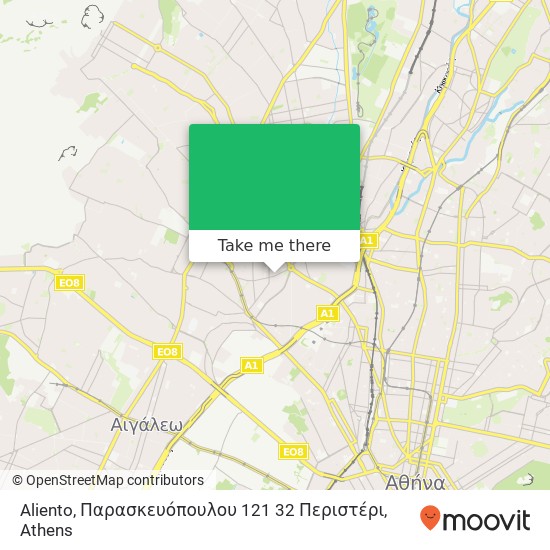 Aliento, Παρασκευόπουλου 121 32 Περιστέρι map