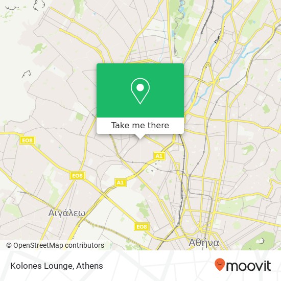 Kolones Lounge, Αγίας Παρασκευής 121 32 Περιστέρι map