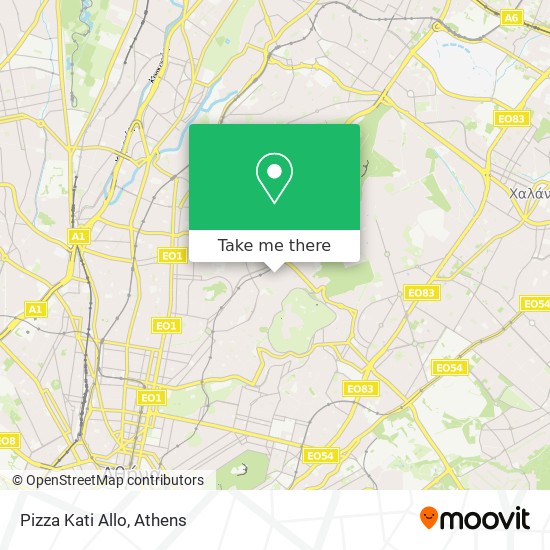 Pizza Kati Allo map