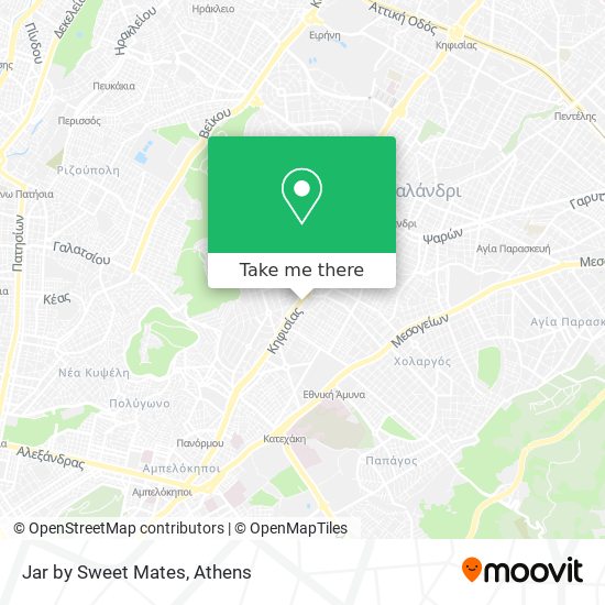 Jar by Sweet Mates map
