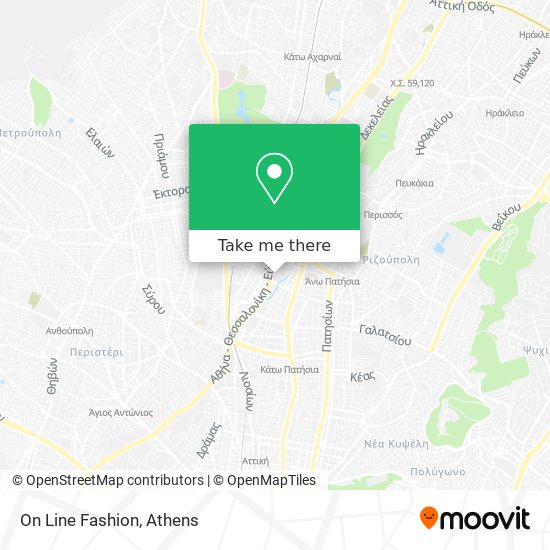 On Line Fashion map