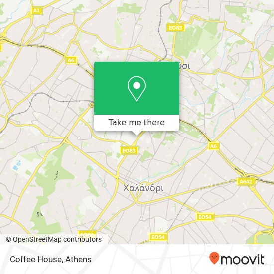 Coffee House, Λεωφόρος Κηφισίας 151 23 Μαρούσι map