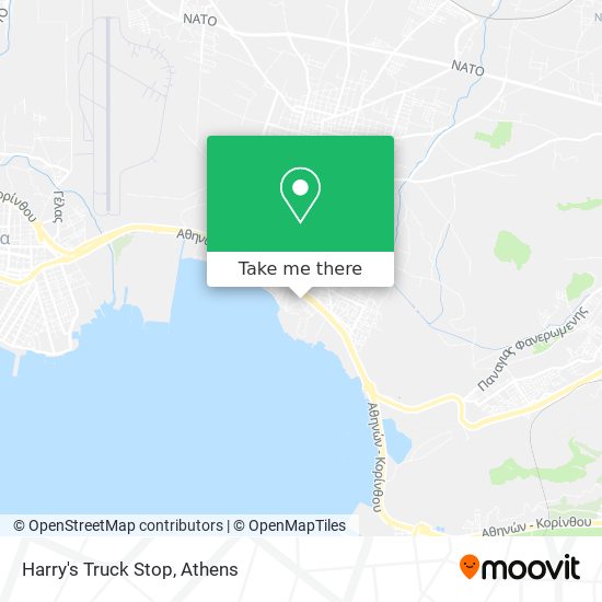 Harry's Truck Stop map