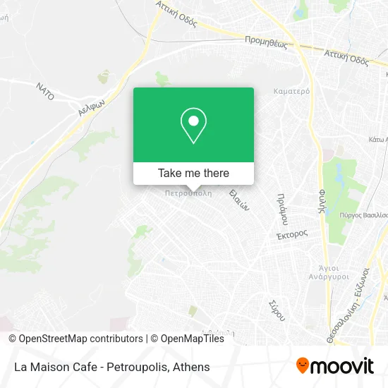 La Maison Cafe - Petroupolis map