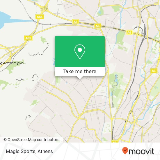 Magic Sports, Αγίου Νικολάου 113 131 23 Ίλιον map