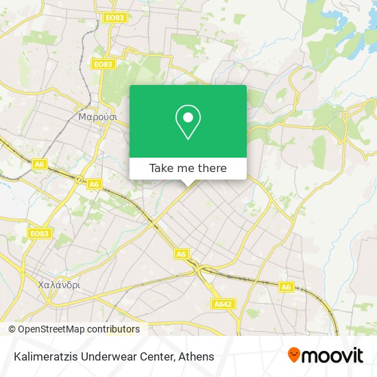 Kalimeratzis Underwear Center map