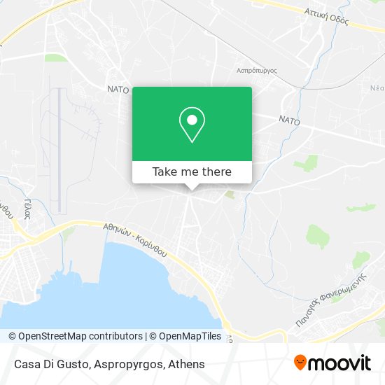 Casa Di Gusto, Aspropyrgos map