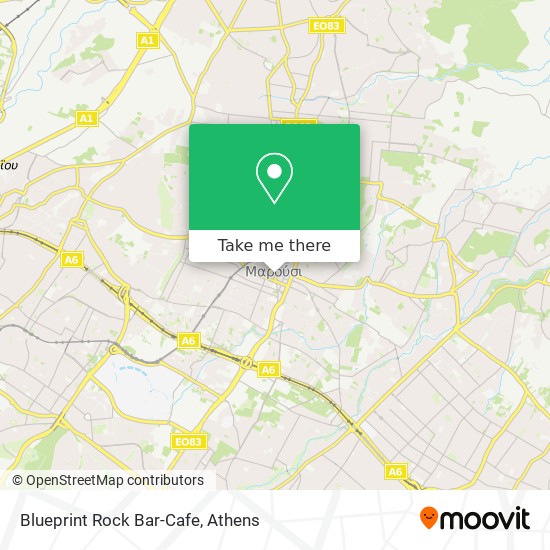 Blueprint Rock Bar-Cafe map