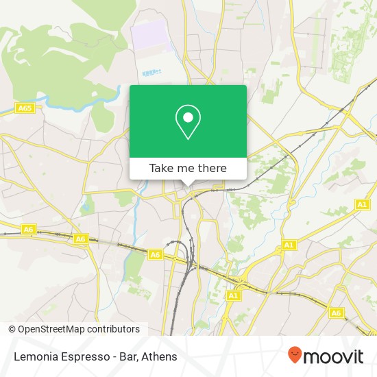 Lemonia Espresso - Bar, Παπαδημητρίου 136 71 Αχαρνές map