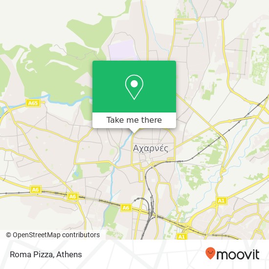 Roma Pizza, Αριστοτέλους 90 136 71 Αχαρνές map
