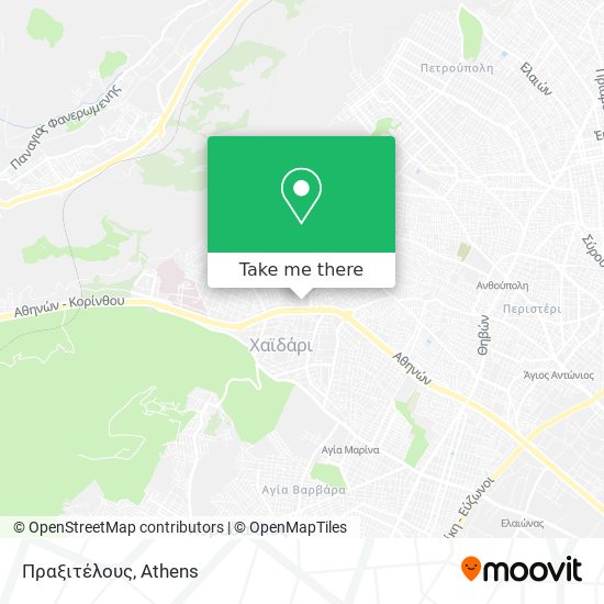 Πραξιτέλους map