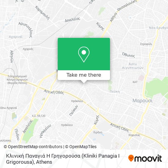 Κλινική Παναγιά Η Γρηγορούσα (Kliniki Panagia I Grigorousa) map