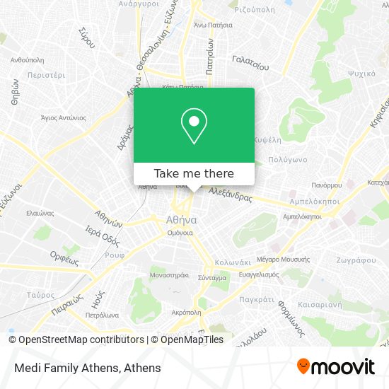 Medi Family Athens map