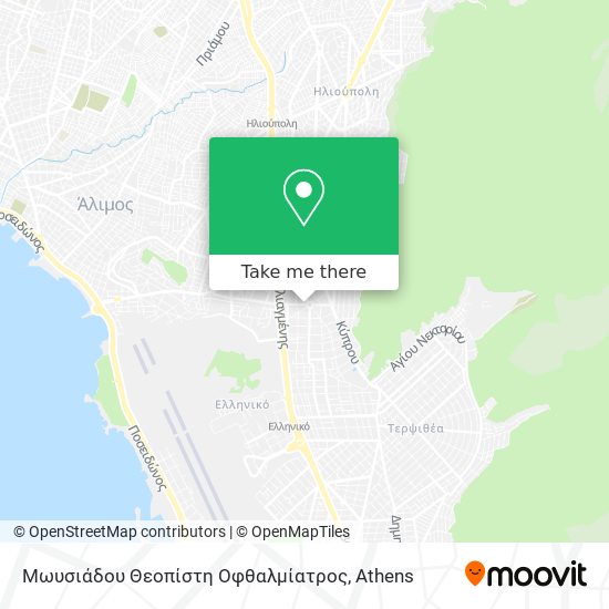 Μωυσιάδου Θεοπίστη Οφθαλμίατρος map