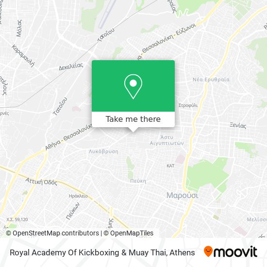 Royal Academy Of Kickboxing & Muay Thai map