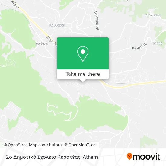 2ο Δημοτικό Σχολείο Κερατέας map