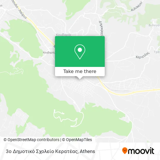 3ο Δημοτικό Σχολείο Κερατέας map