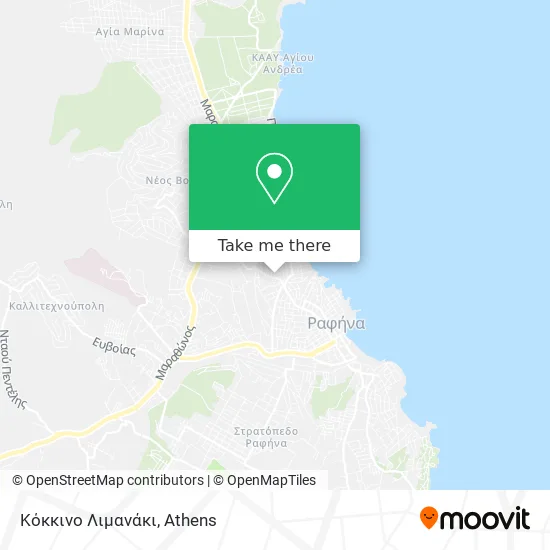Κόκκινο Λιμανάκι map