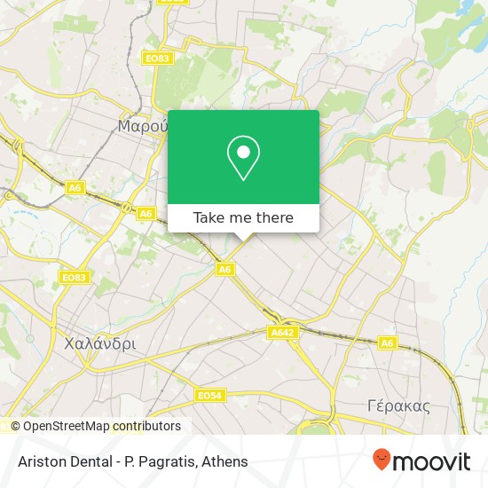 Ariston Dental - P. Pagratis map