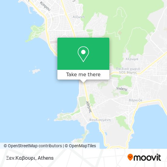 Ξεν.Καβουρι map