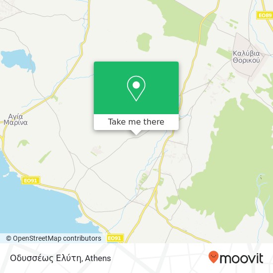 Οδυσσέως Ελύτη map