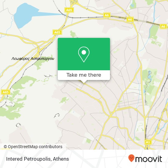 Intered Petroupolis map