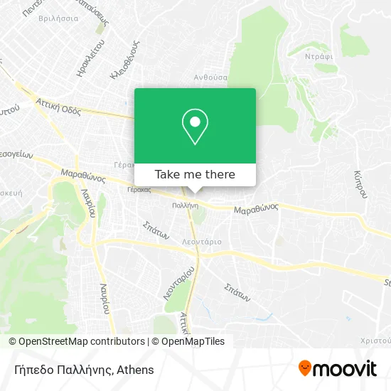 Γήπεδο Παλλήνης map