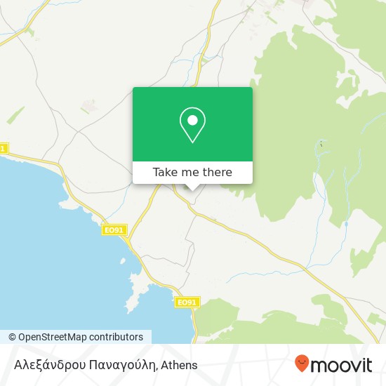 Αλεξάνδρου Παναγούλη map