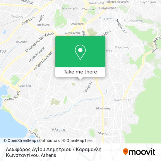 Λεωφόρος Αγίου Δημητρίου / Καραμανλή Κωνσταντίνου map