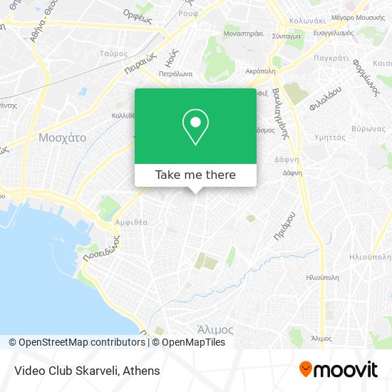 Video Club Skarveli map