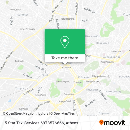 5 Star Taxi Services 6978576666 map