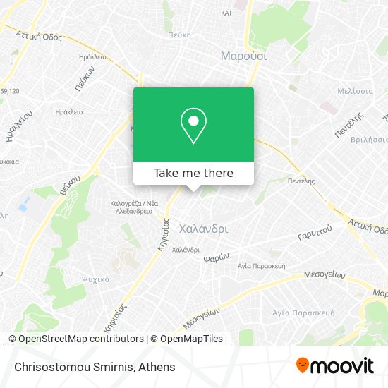 Chrisostomou Smirnis map
