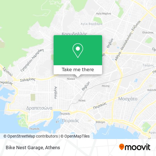 Bike Nest Garage map