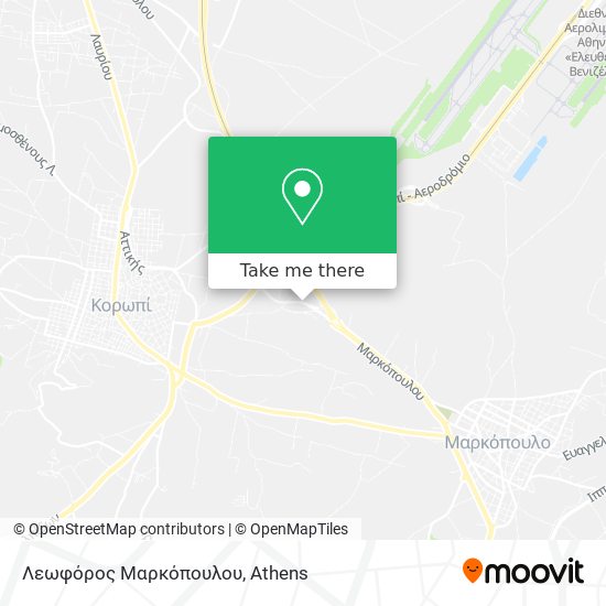 Λεωφόρος Μαρκόπουλου map