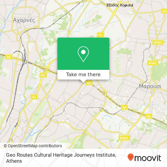 Geo Routes Cultural Heritage Journeys Institute map