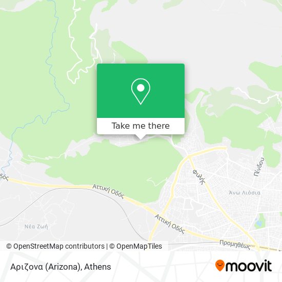 Αριζονα (Arizona) map
