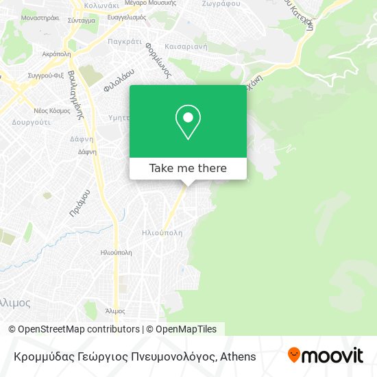 Κρομμύδας Γεώργιος Πνευμονολόγος map