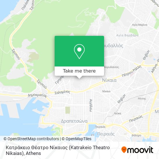 Κατράκειο Θέατρο Νίκαιας (Katrakeio Theatro Nikaias) map