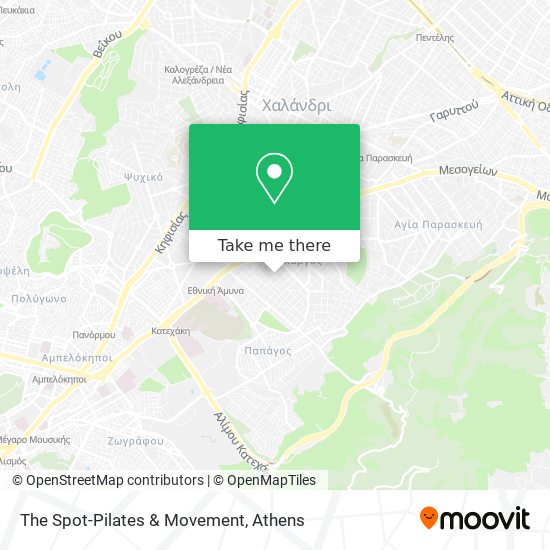 The Spot-Pilates & Movement map