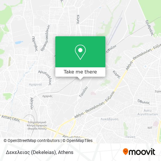 Δεκελειας (Dekeleias) map