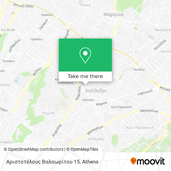 Αριστοτέλους Βαλαωρίτου 15 map