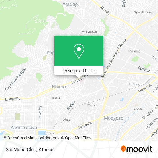 Sin Mens Club map