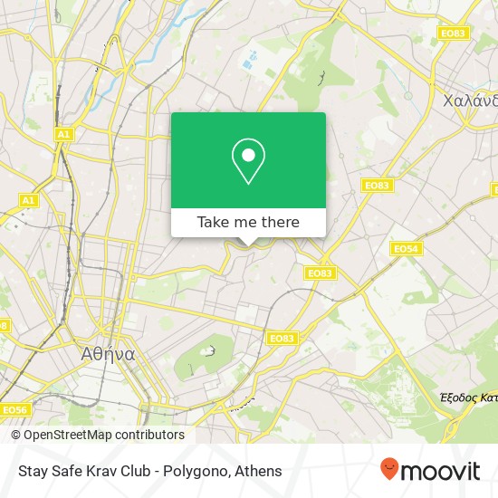 Stay Safe Krav Club - Polygono map